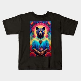 Hipster Bear Kids T-Shirt